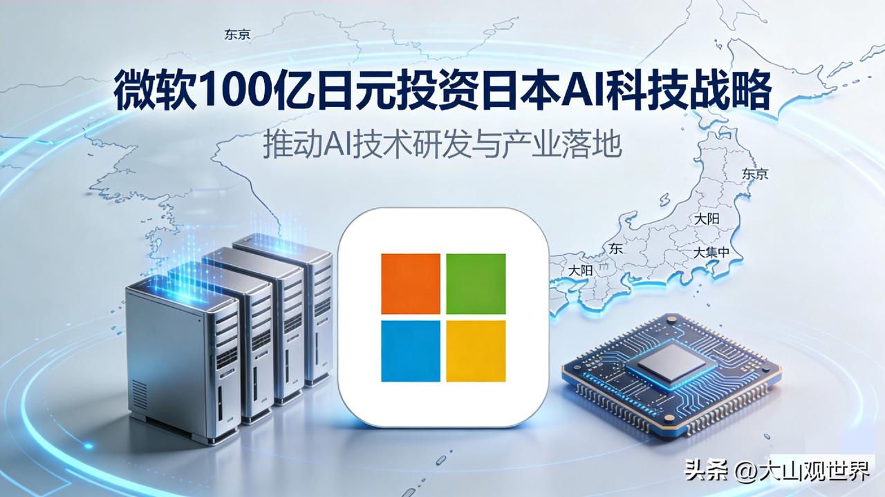 微软100亿投日本AI，背后战略影响值得警惕
 
微软4月2日宣布，未来四年在日