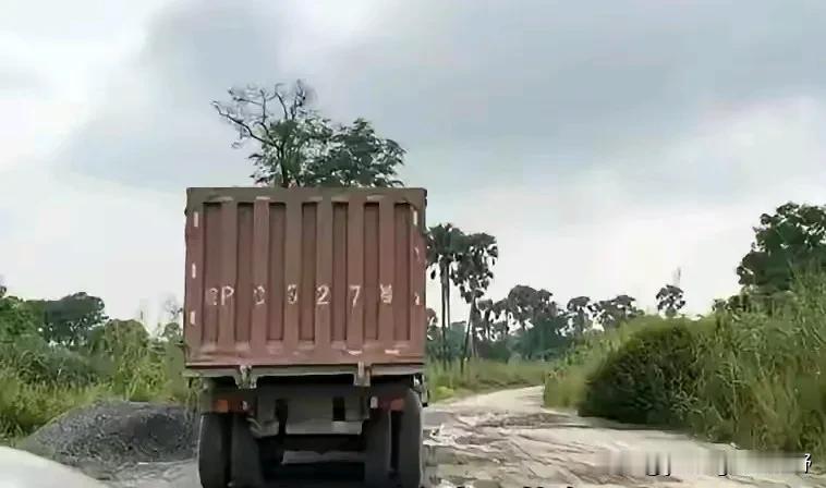 看来非洲真成了中国淘汰车的热门市场呢。一名博主在非洲旅行时，竟看到前方的货车车尾