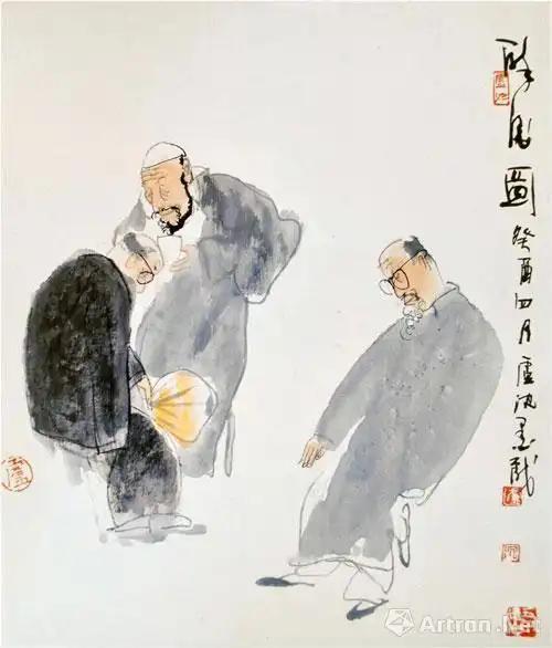 上联：餐桌无声三翁醉
下联：[比心]

网络图片/诚谢侵删