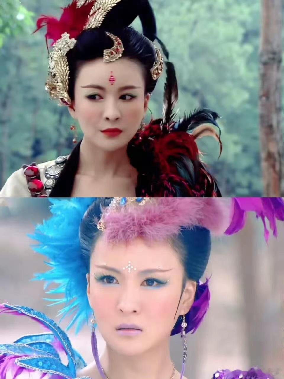 早年仙侠剧神演技鬼妆造重温经典仙侠最大感触，演技与妆造完全各玩各的。演员沉浸式代