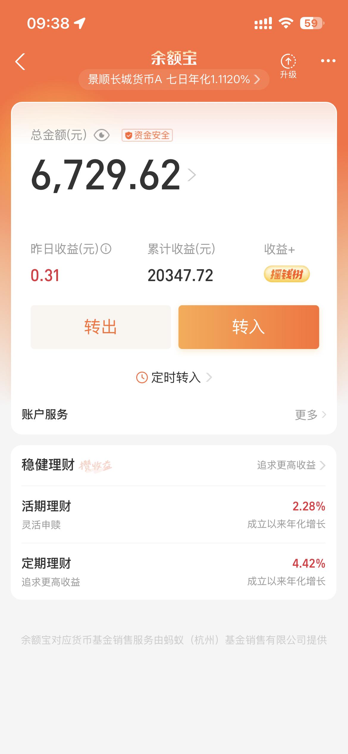 我当年为啥感觉那么有钱？现在卡里就剩6000多块钱了，但余额宝居然吃了20000