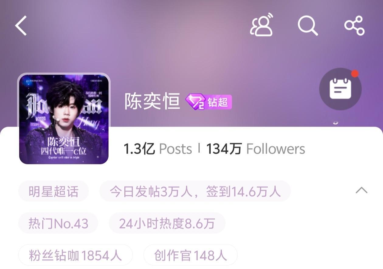 陈奕恒四代唯一钻二💎💎 