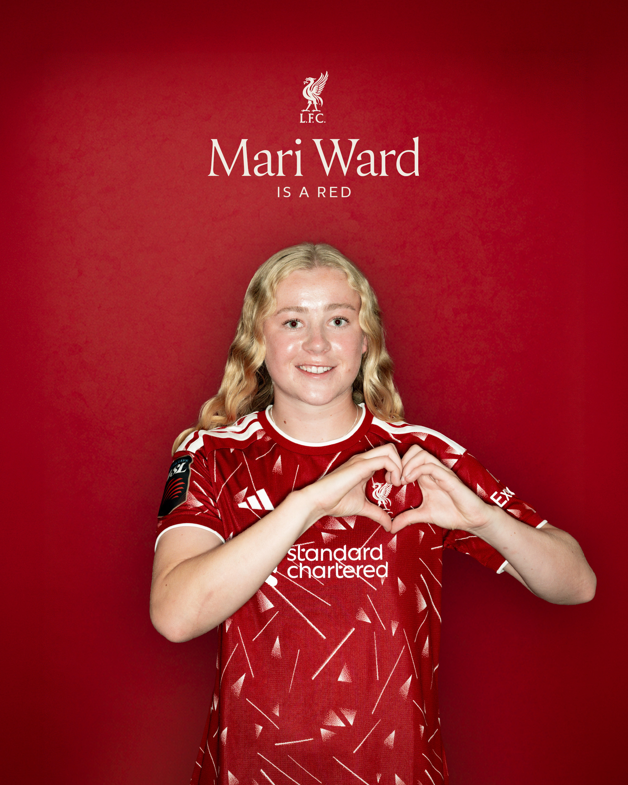 【官方公告】利物浦女足正式宣布签下Mari Ward。这位20岁的边后卫在与布里