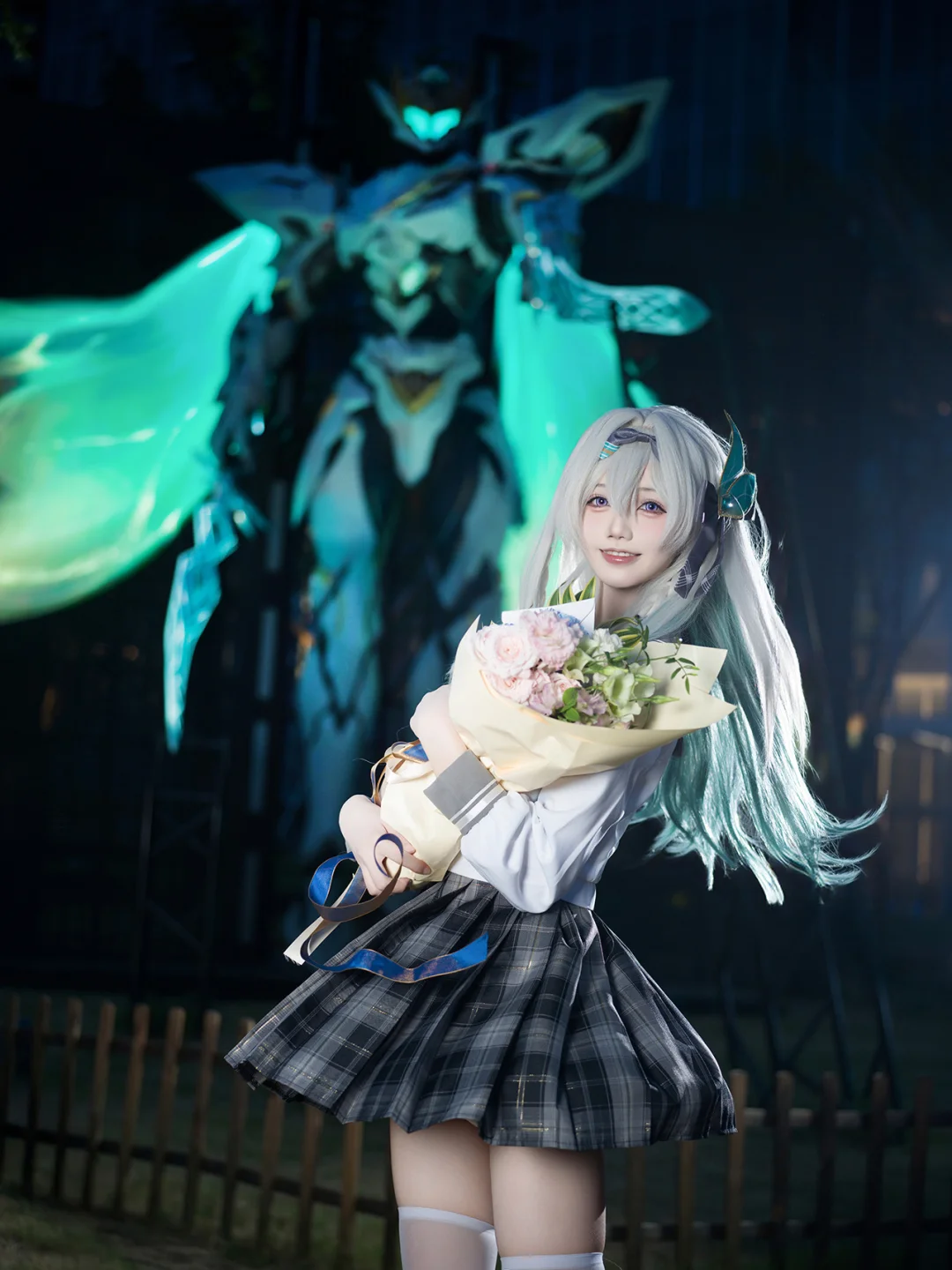 “没人能拒绝可爱白毛少女”