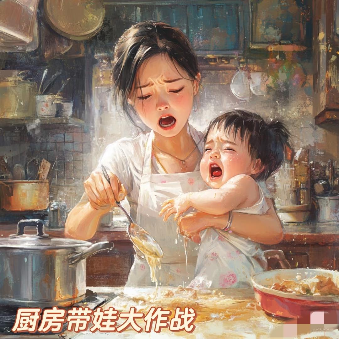 看到这条消息，心里像压了块石头，喘不过气。一个人从孩子零岁带到三岁，这三年里的每