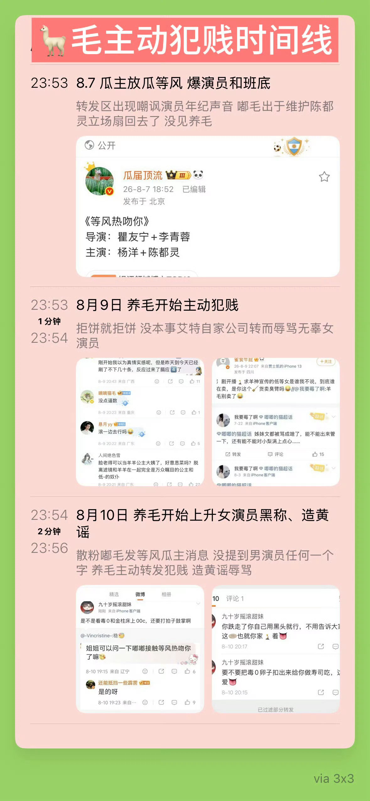 《谁搞的谁知道》自导自演的戏可以完结了吧？瓜主放出消息之初，陈都灵粉丝正常吃瓜，