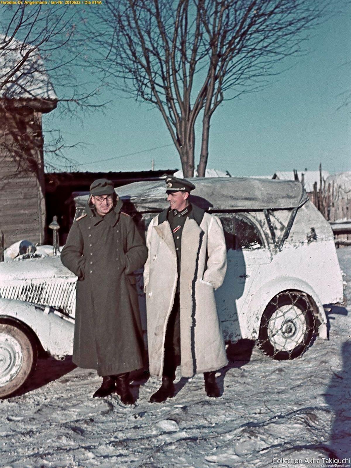 老照片均出自德军安格曼医生的私人相册，记录的是德军第 75 装甲炮兵团的真实历史