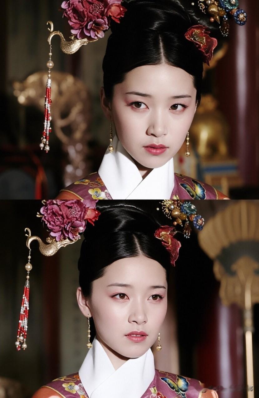 刷到阚清子《苍穹之昂》剧照，不得不说阚清子饰演的青年慈禧直接撞脸田中裕子饰演老年