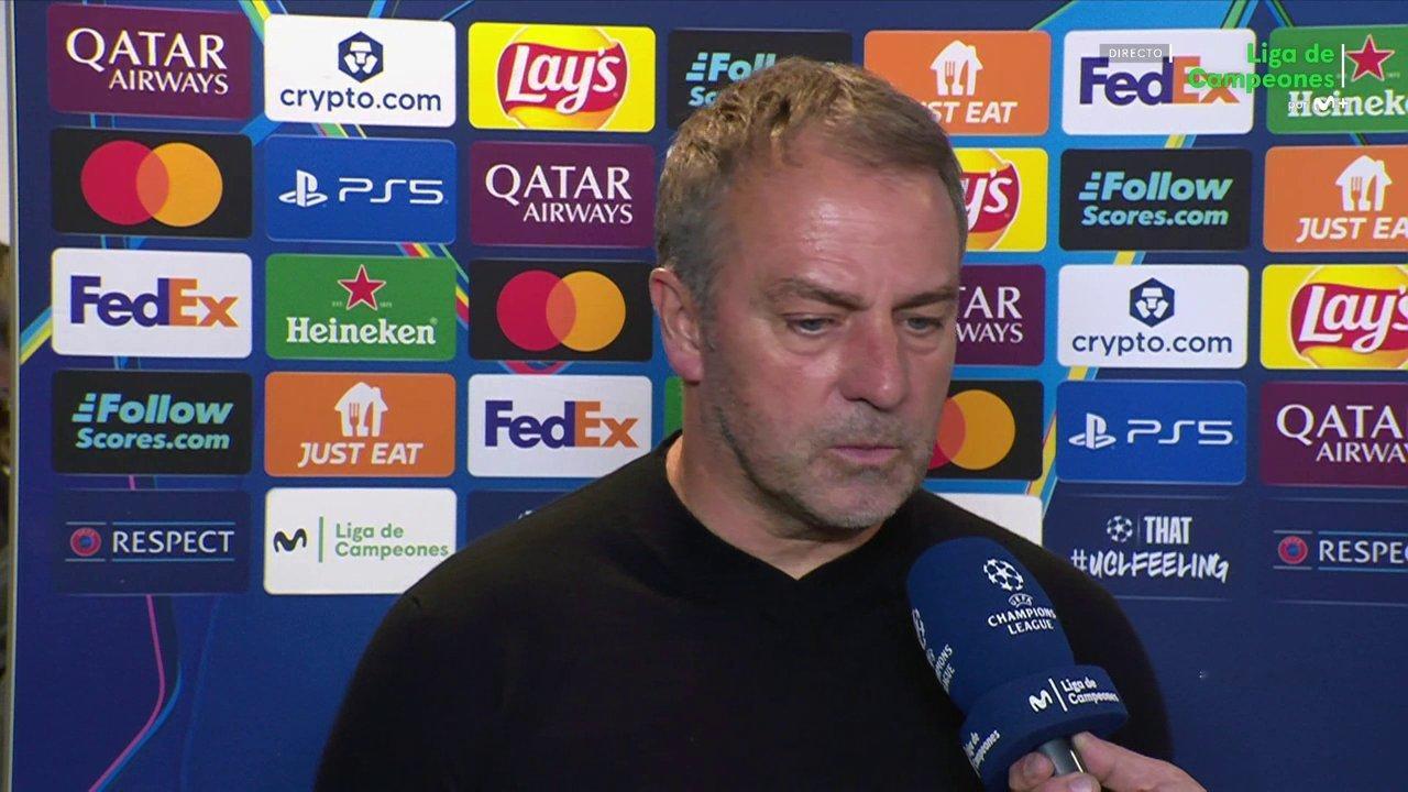 问：你此刻感觉如何？ 弗里克：我们感到沮丧，我认为我们有很多机会，特别是上半场，