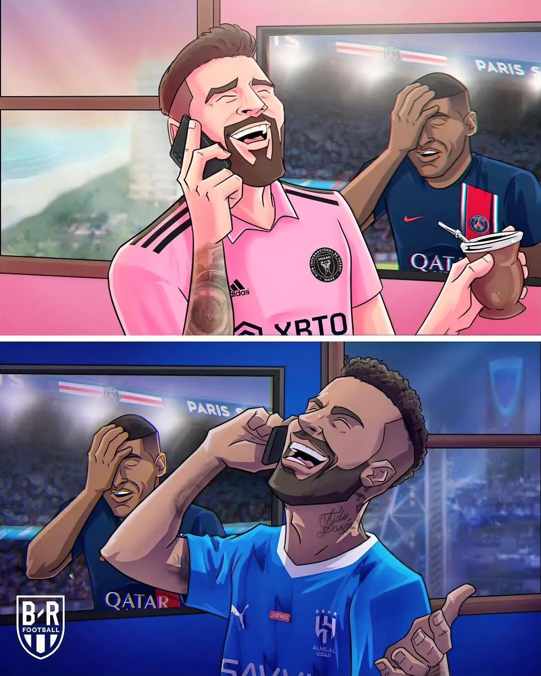 姆巴佩何来此等待遇？[what][灵光一闪][笑哭][捂脸]梅西和内马尔会去关注