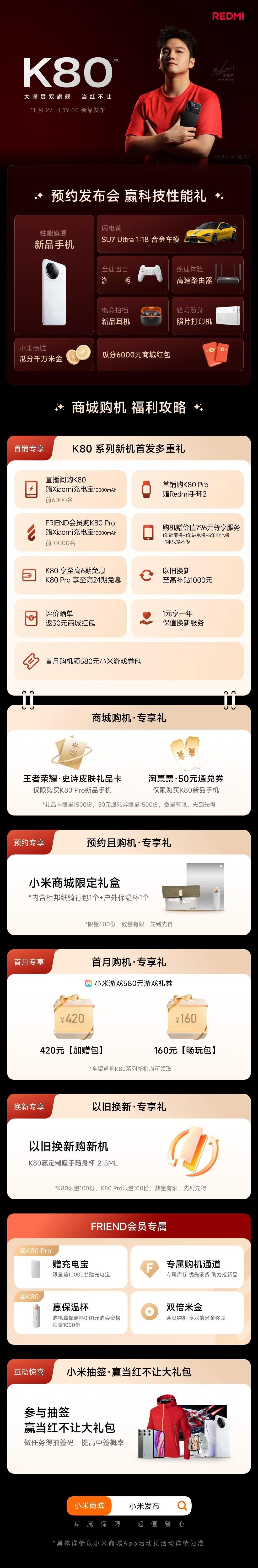 瞄了一眼，发现今年REDMI K80系列的商城首发权益真的好卷、好实在啊[aws