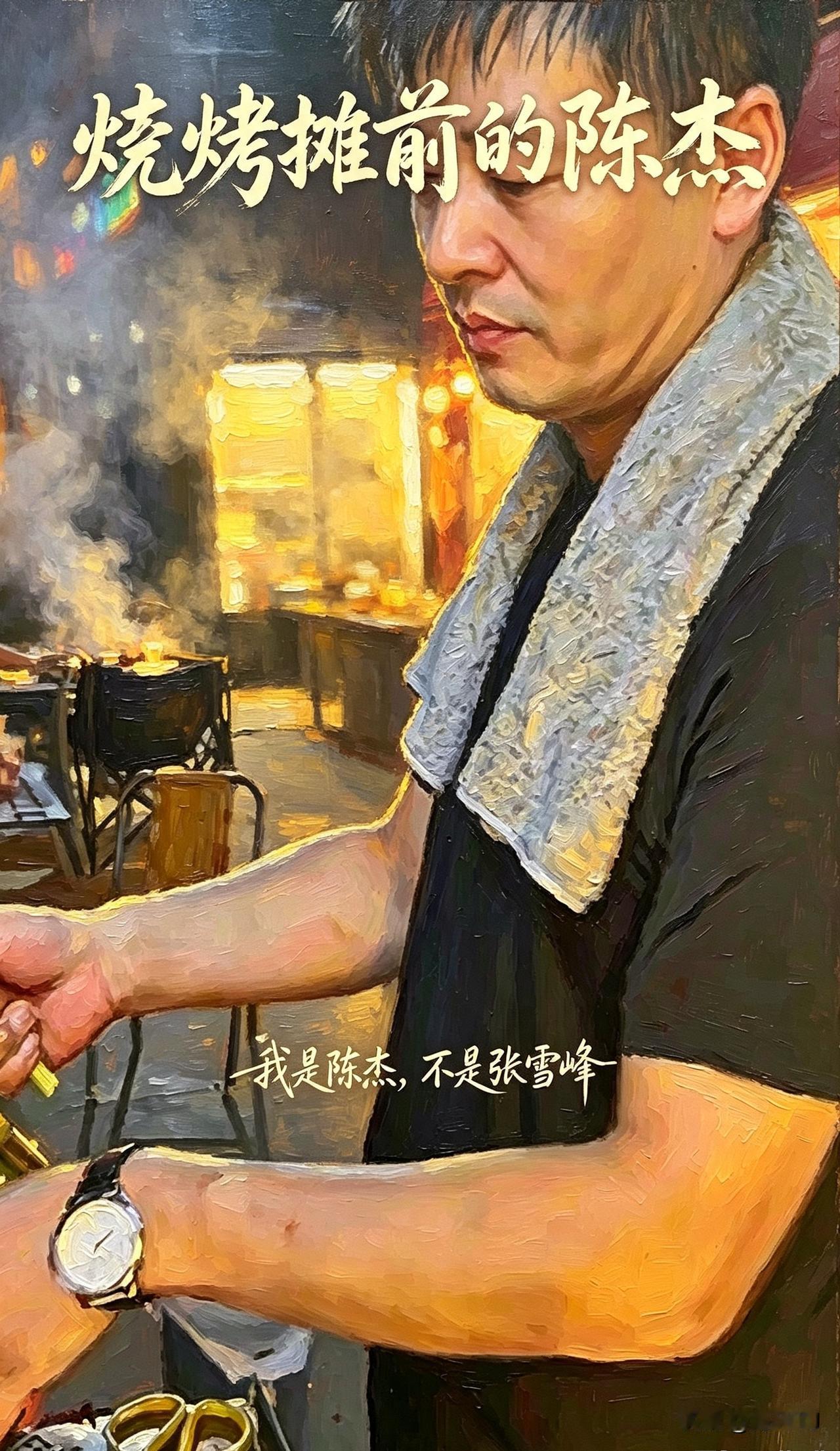 🔥🔥🔥夜市烟火｜烧烤摊主陈杰，我不是张雪峰
 
夜市喧嚣褪去，只留一盏暖光