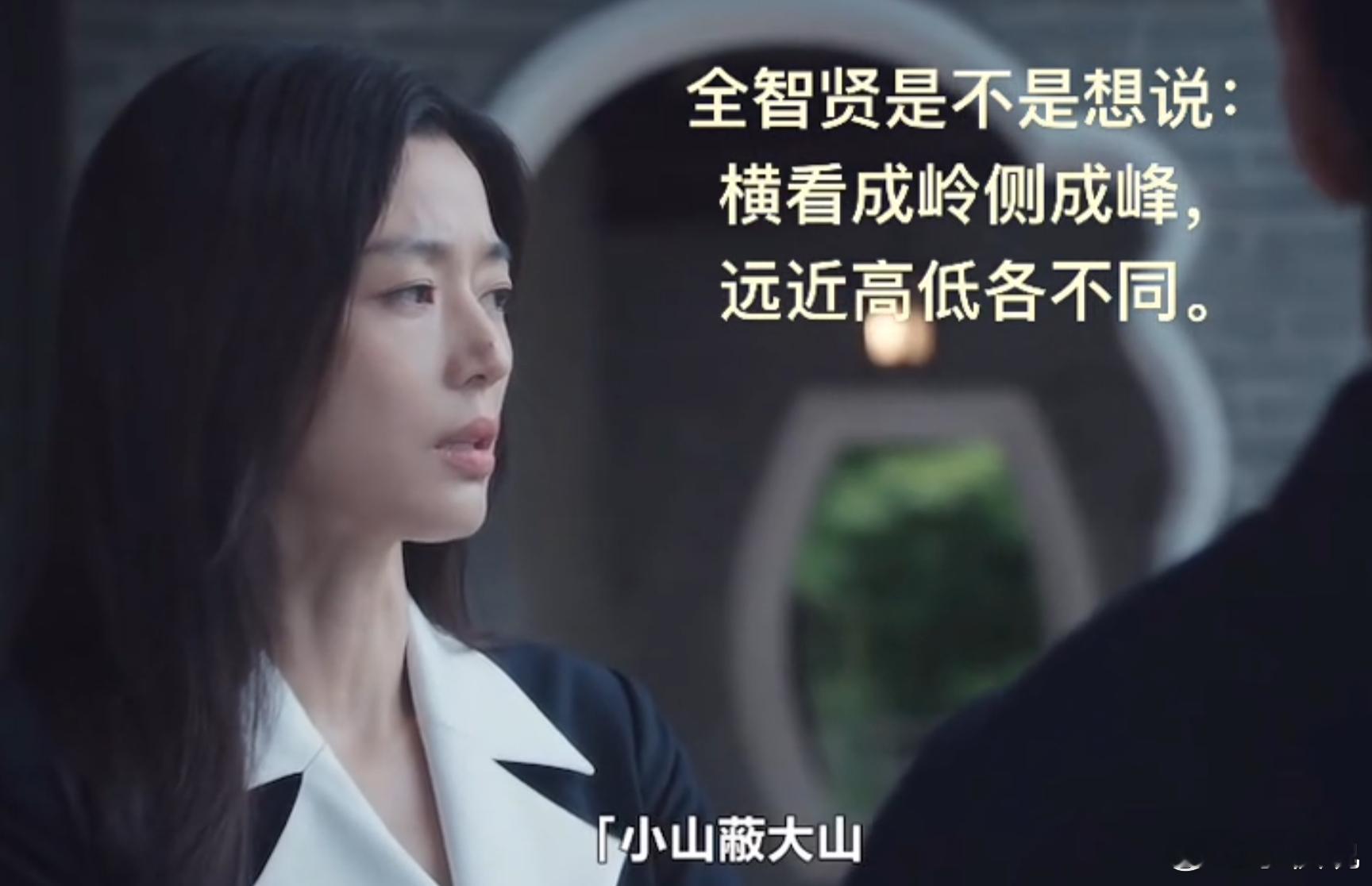 全智贤《暴风圈》台词引争议，“抹黑”实锤！！“小山蔽大山，远近地不同”这是抄了哪