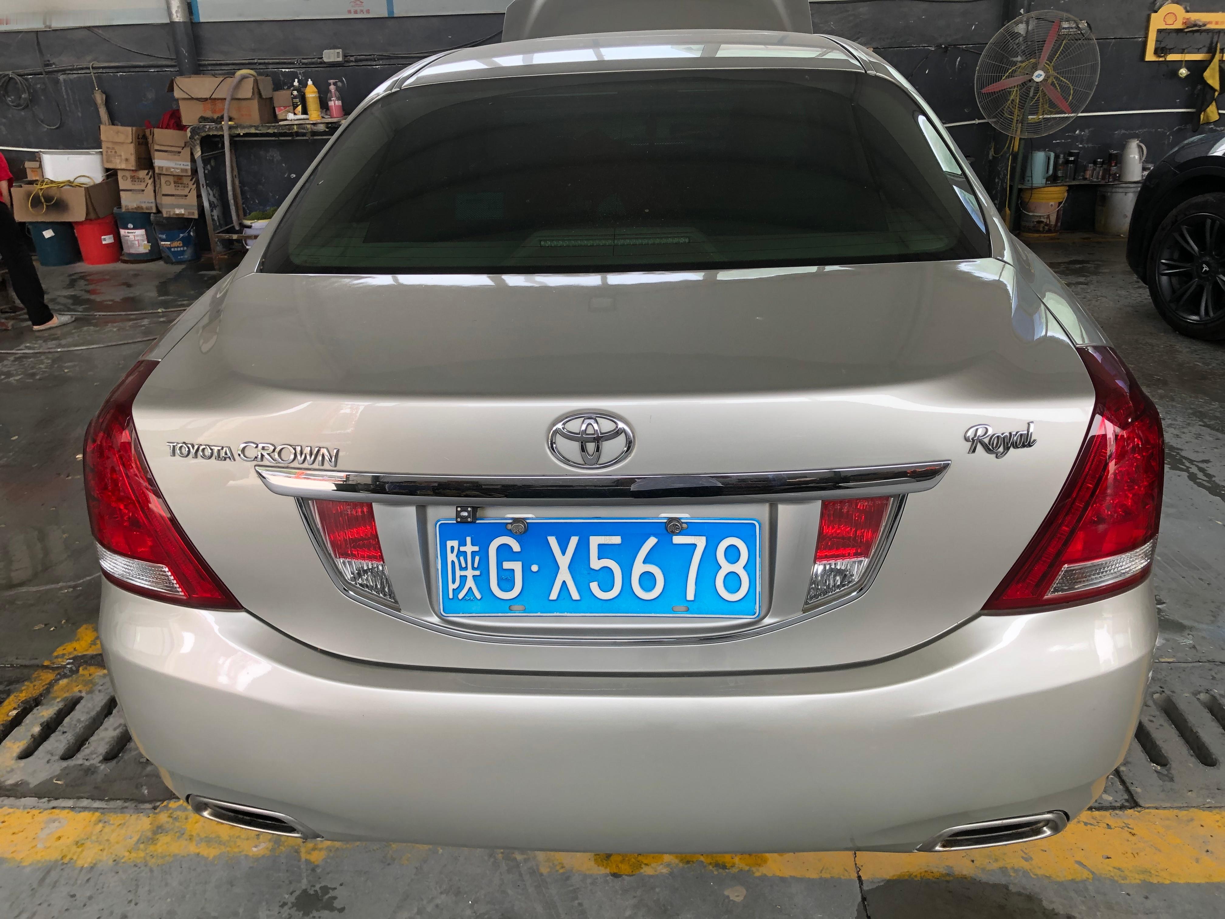 全球车牌 陕GX5678丰田皇冠V6 安康·九州物流园