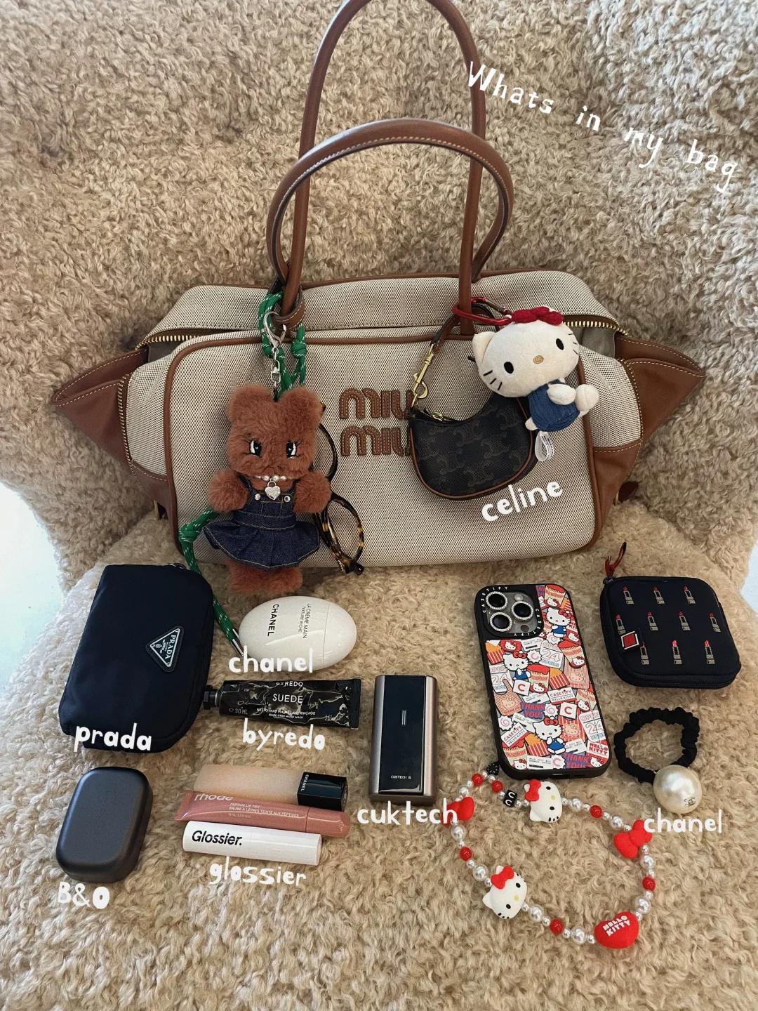 🧺Plog爱用翻包🧾｜WhatsInMy👜MiuMiu🤎