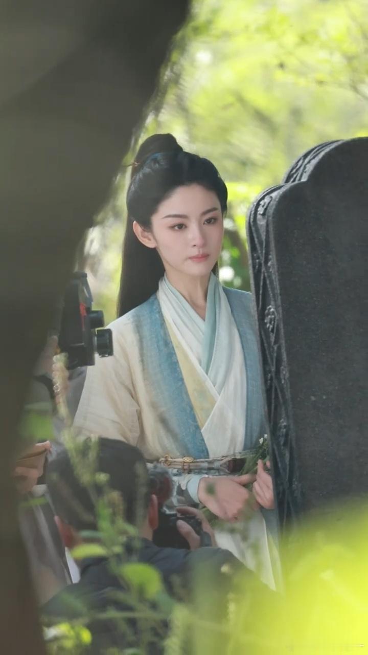 赵晴生图，感觉她变漂亮了 