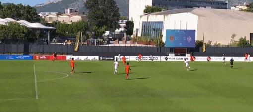 【土伦杯】U19国青0比3突尼斯U23-  关键进球：第14分钟，武之程失误，泰