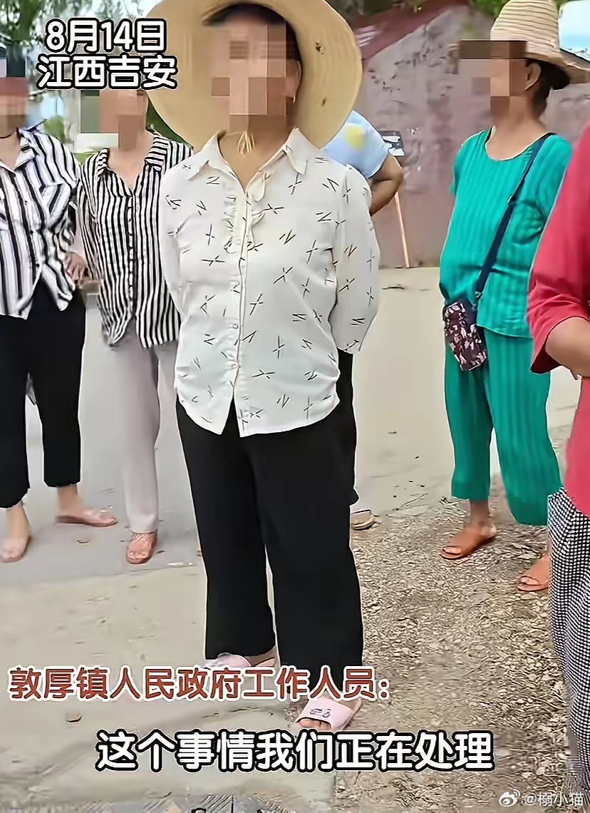 这下好了，又出名了，上次有上饶的提灯定损，这次呢又是吉安敦厚镇古村村民拦路收过路