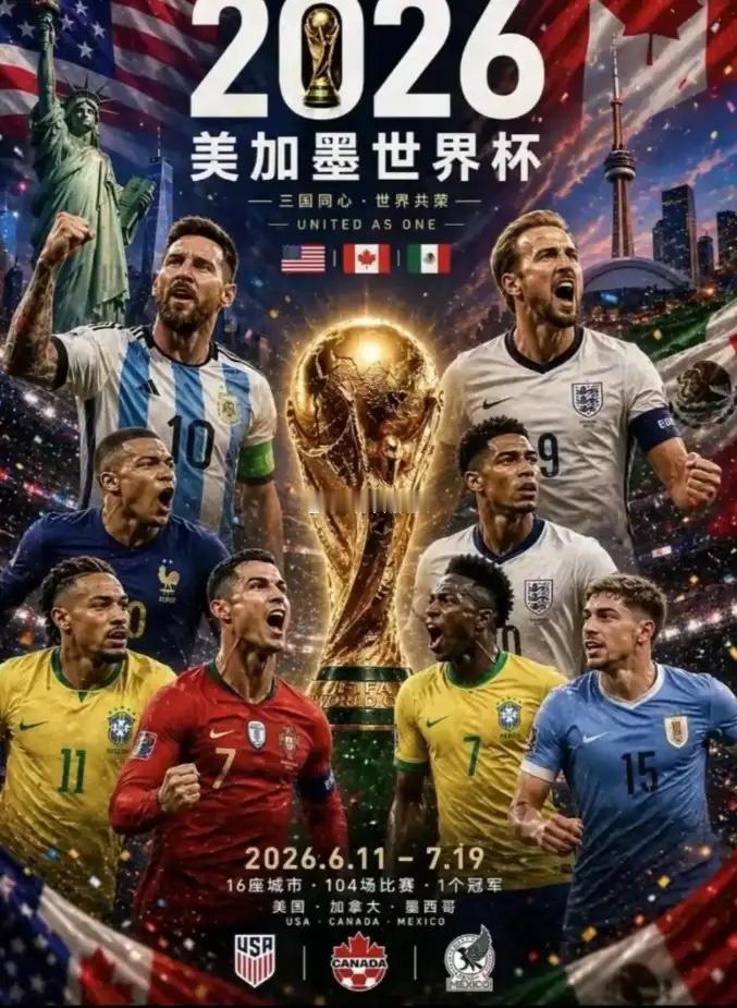 2026美加墨世界杯差距离谱！卡塔尔砸2000亿办赛，美国办世界杯居然反向赚钱众