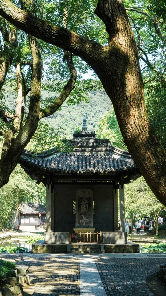 王羲之笔下的兰亭，不愧是语文课本精选
