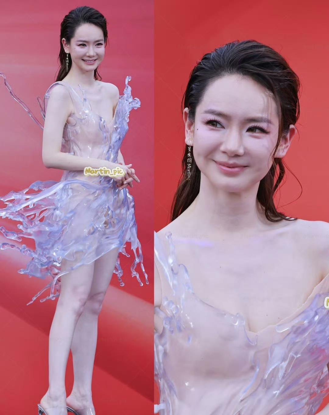 戚薇这套造型好有意思，竟然是3d打印做的，她真的很敢做造型，从来不怕一些奇奇怪怪