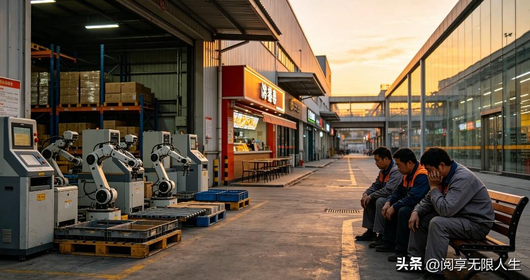 ​一位亿万富翁说：
“如果机器人全面替代人工，失去收入的工人会没钱消费，企业产品