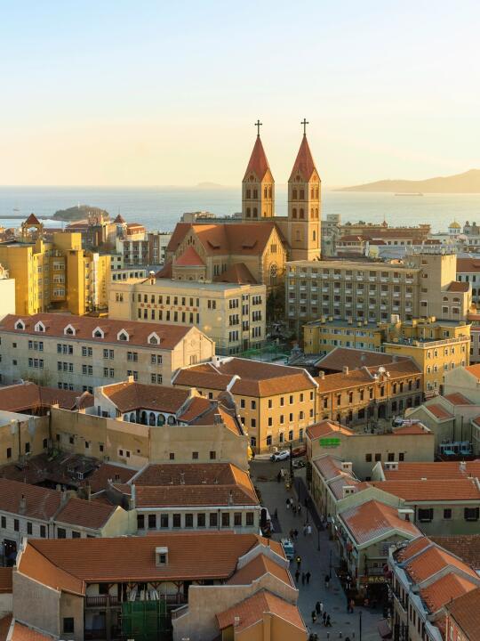 到青岛了，跟布拉格似的🕍