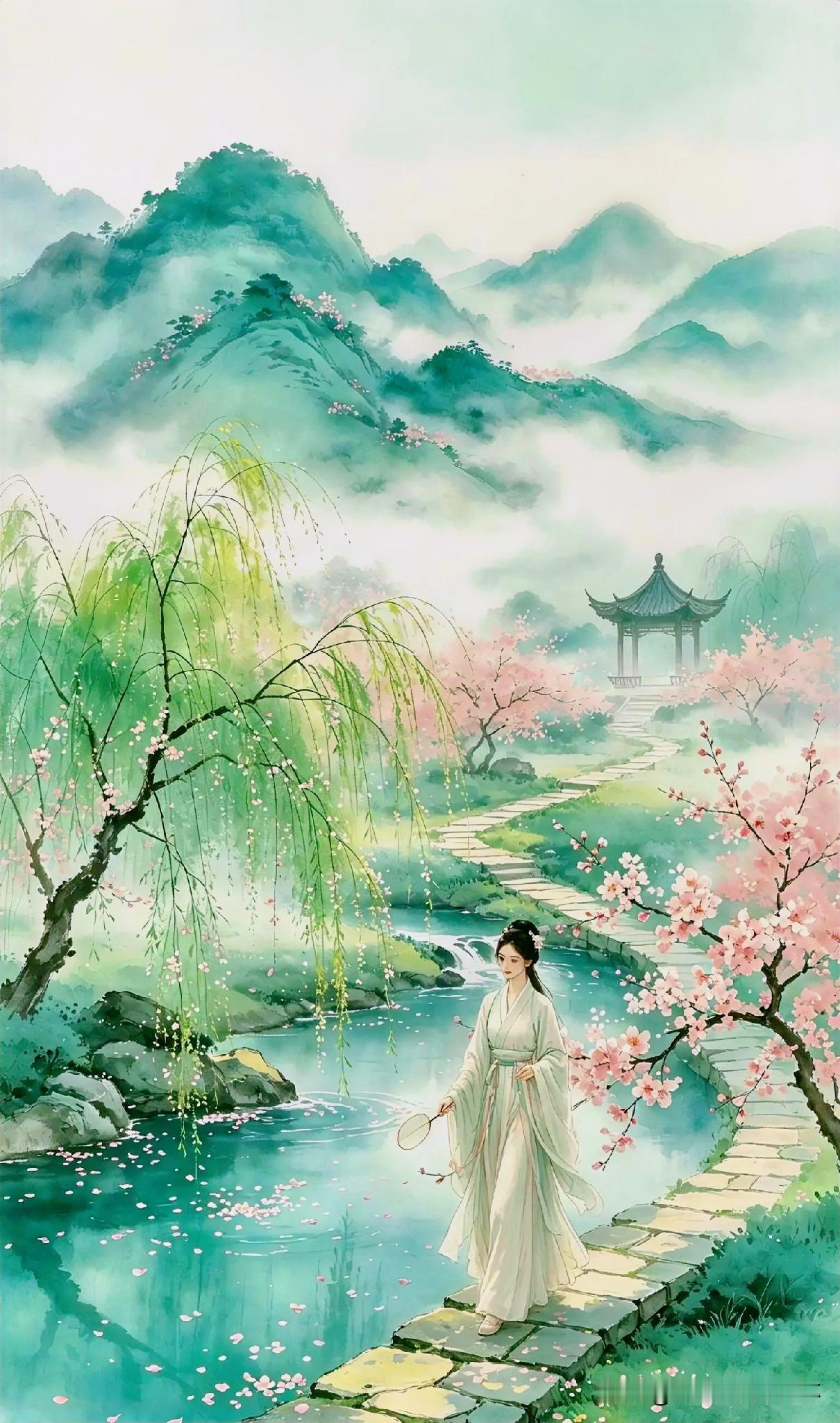 上联：流年暗换柳花老
下联：有请雅士[玫瑰][玫瑰][玫瑰]