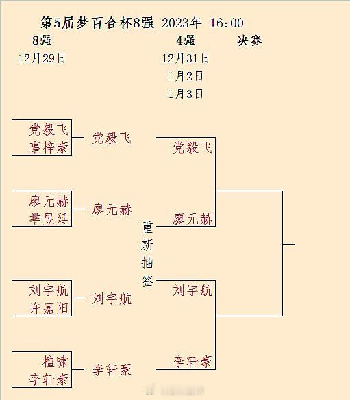 第5届梦百合杯半决赛三番棋对阵 #围棋# 