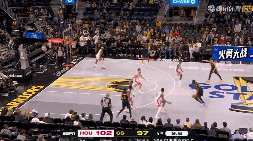 穆迪侧翼命中三分，勇士还有一线生机火箭vs勇士