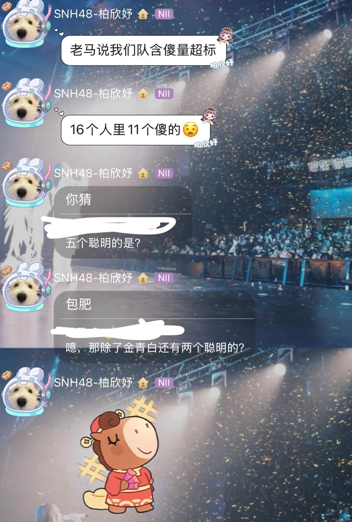 老马：n队16个人里11个傻的 