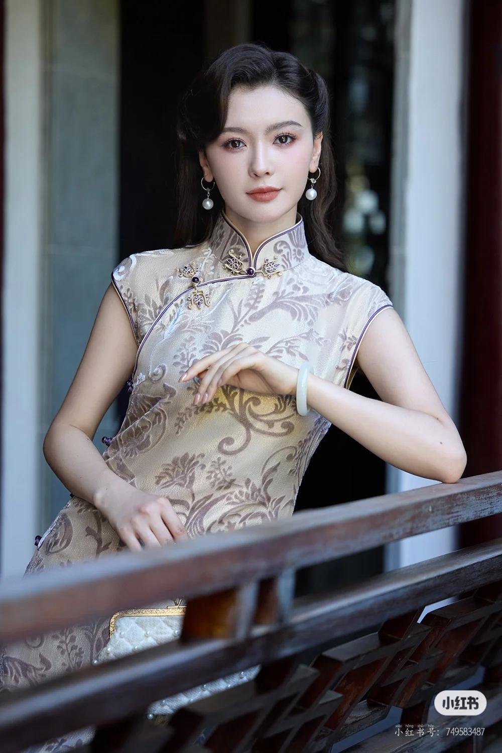 大家认为什么样的身材穿旗袍好看呢美女旗袍穿搭写真