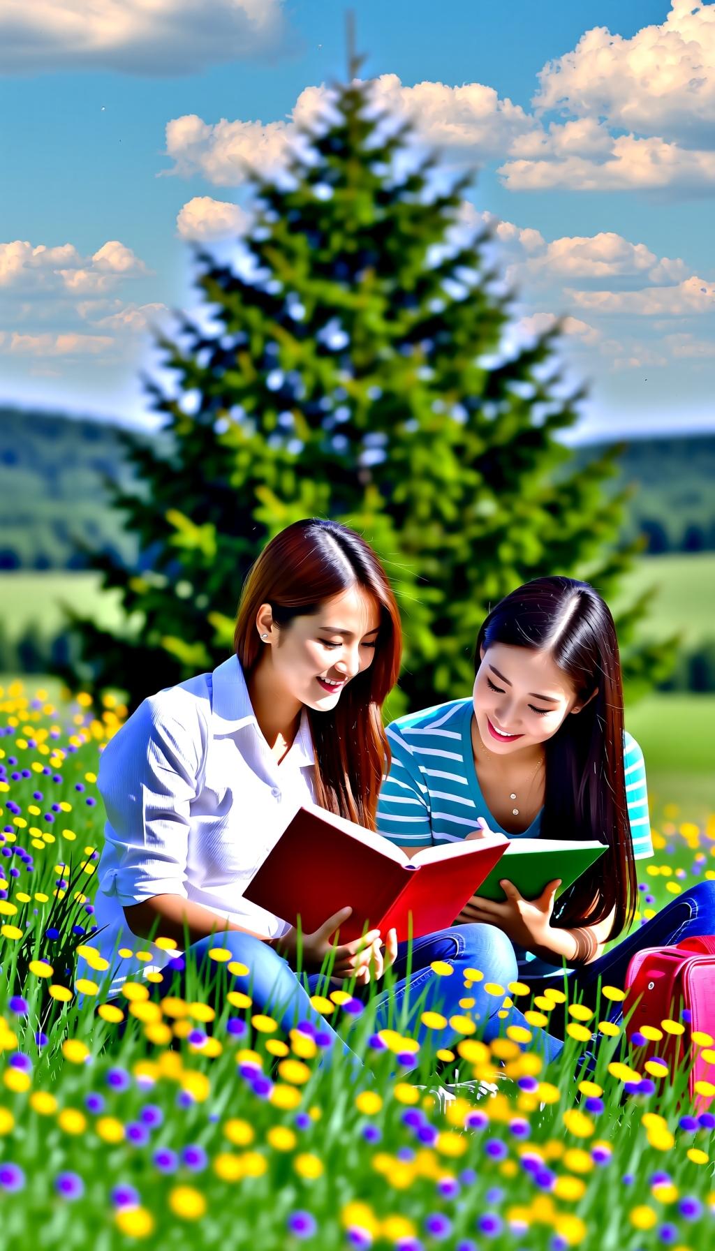 【爆款标题】  
朋友们在户外学习，竟然变成了“野外研讨会”！这波操作你见过吗？