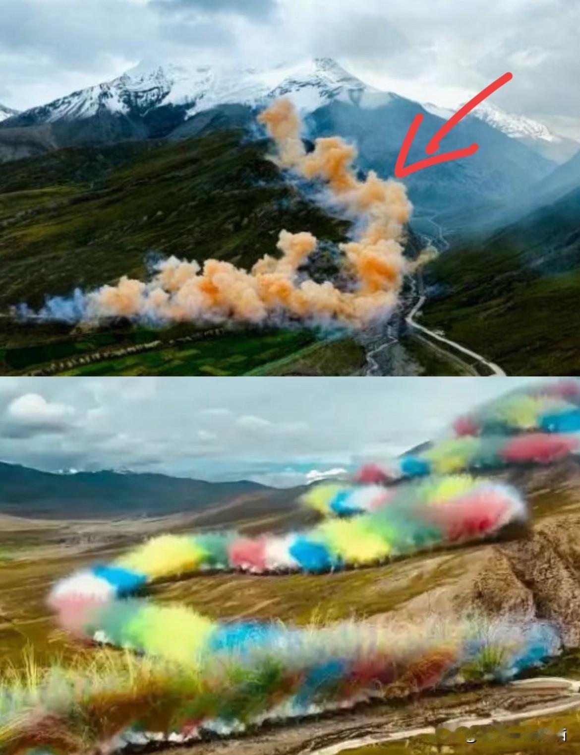 蔡国强千万元烟花秀在高海拔的喜马拉雅地区举行，引发巨大争议。

蔡国强的烟花表演