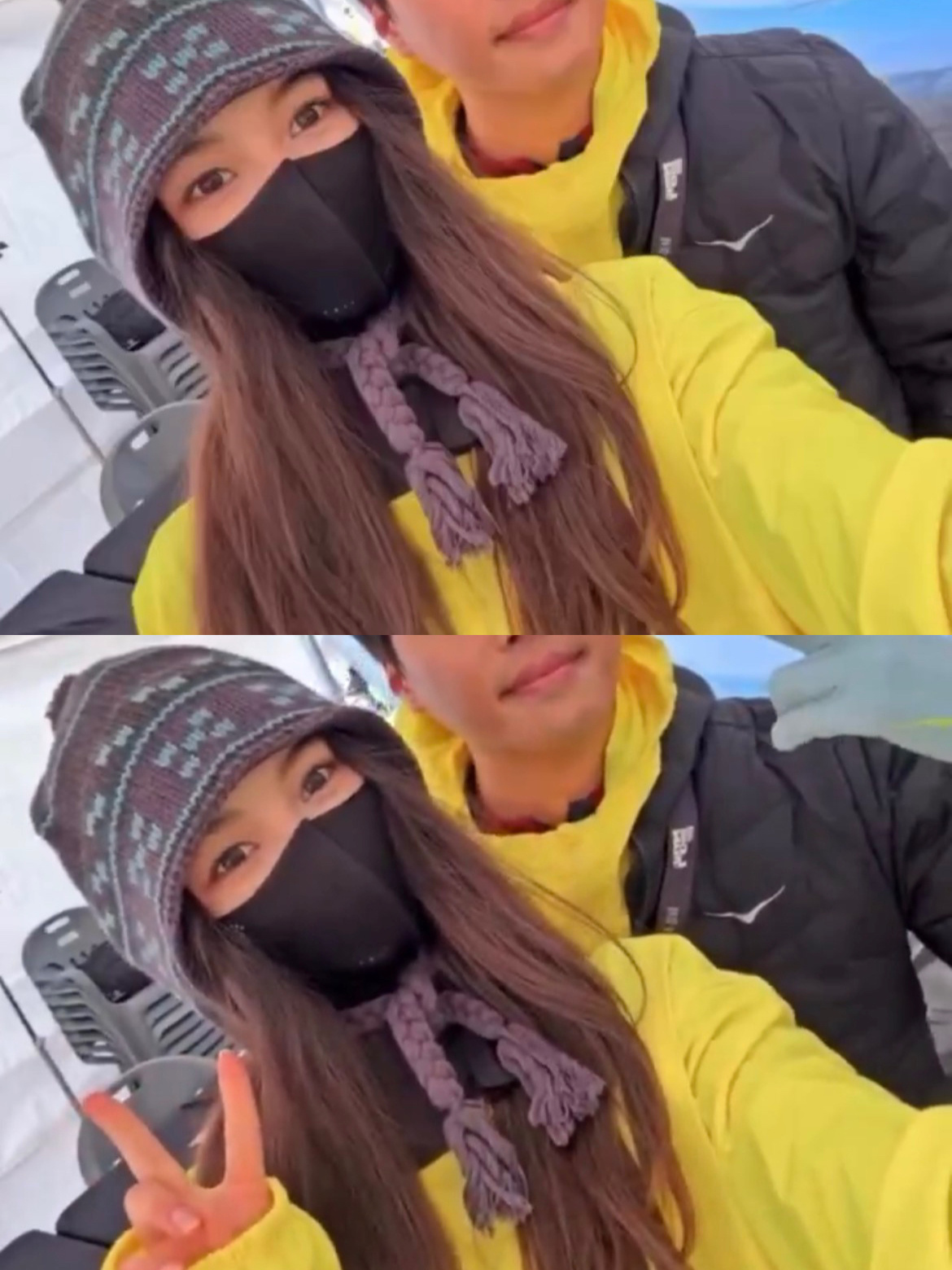 251206今日份马拉松Danielle怎么会这么多照片全是戴口罩的