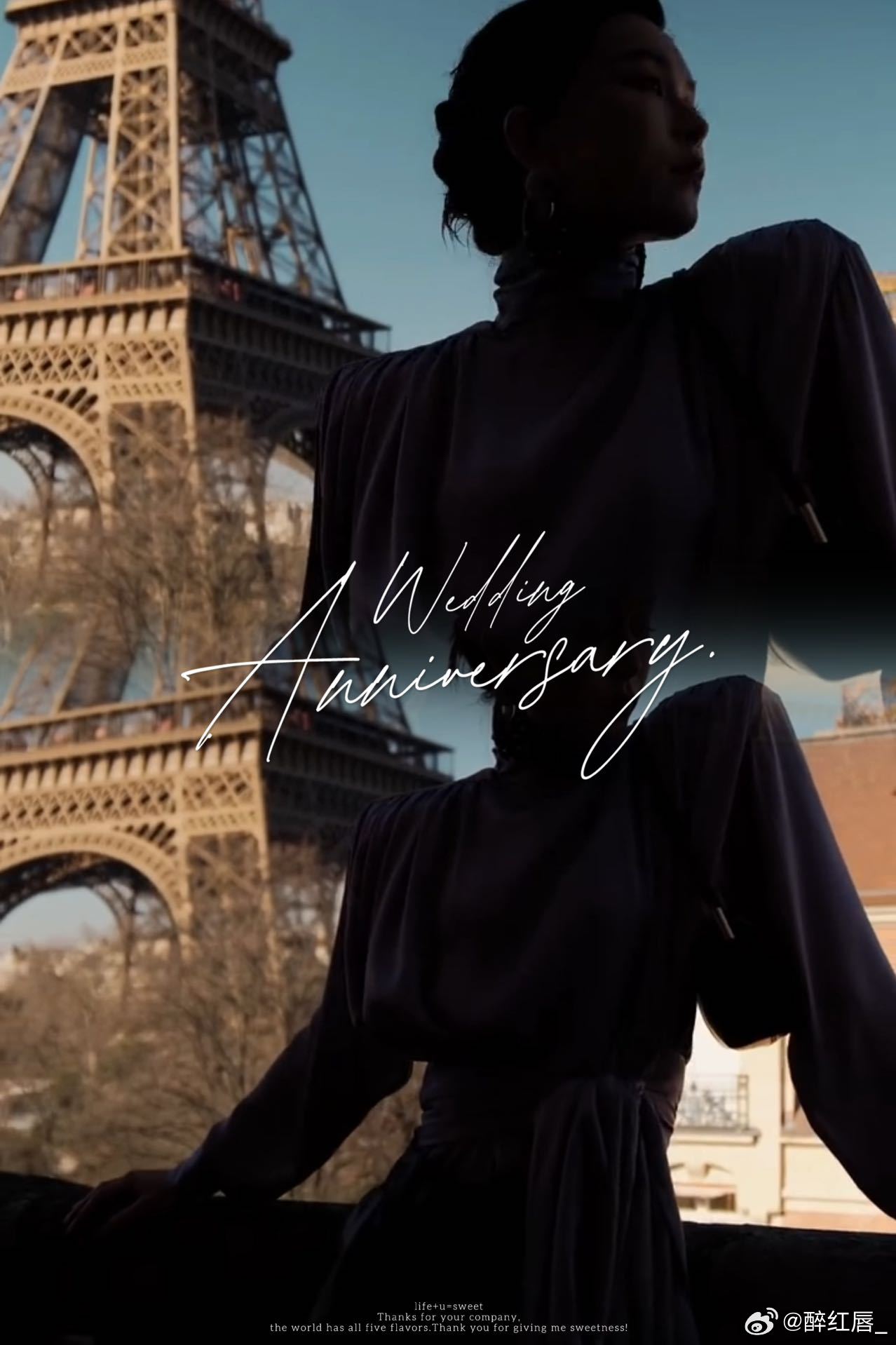 文咏珊太平洋宽肩谁被文咏珊的肩线惊艳到！太平洋宽肩利落挺拔，埃菲尔铁塔前美成电影