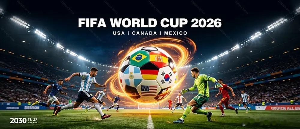 FIFA世界杯足球背景主视觉海报。格局:PSD格局 背景:背景不分层，文字分层可