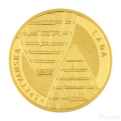 克罗地亚 - 100欧元 - 克罗地亚船舶系列：内雷特瓦船 - 金币 - 精制 