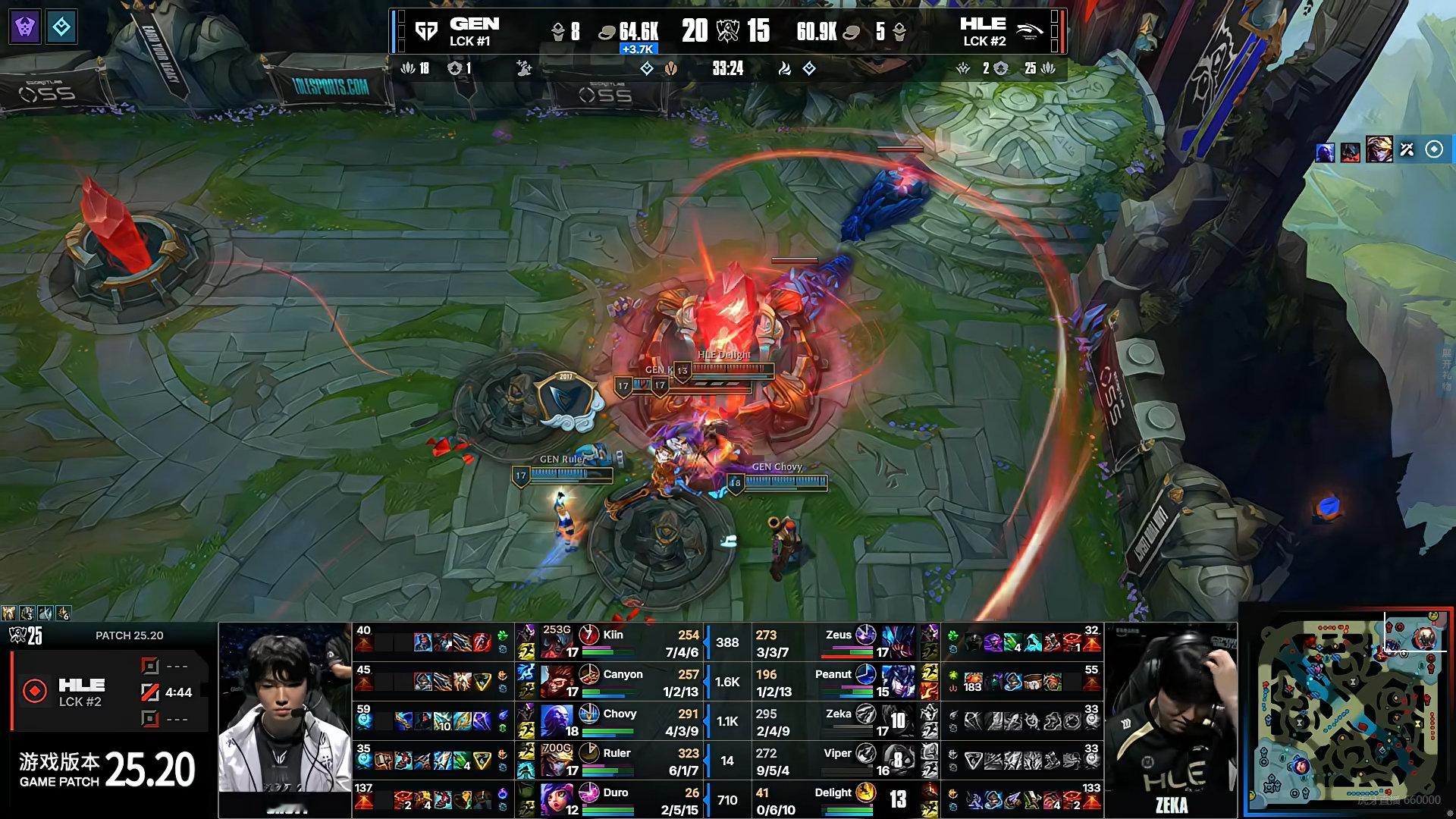 GEN的团战duro的妮蔻 赏心悦目的团战，duro的妮蔻多次完美开团关键控三四