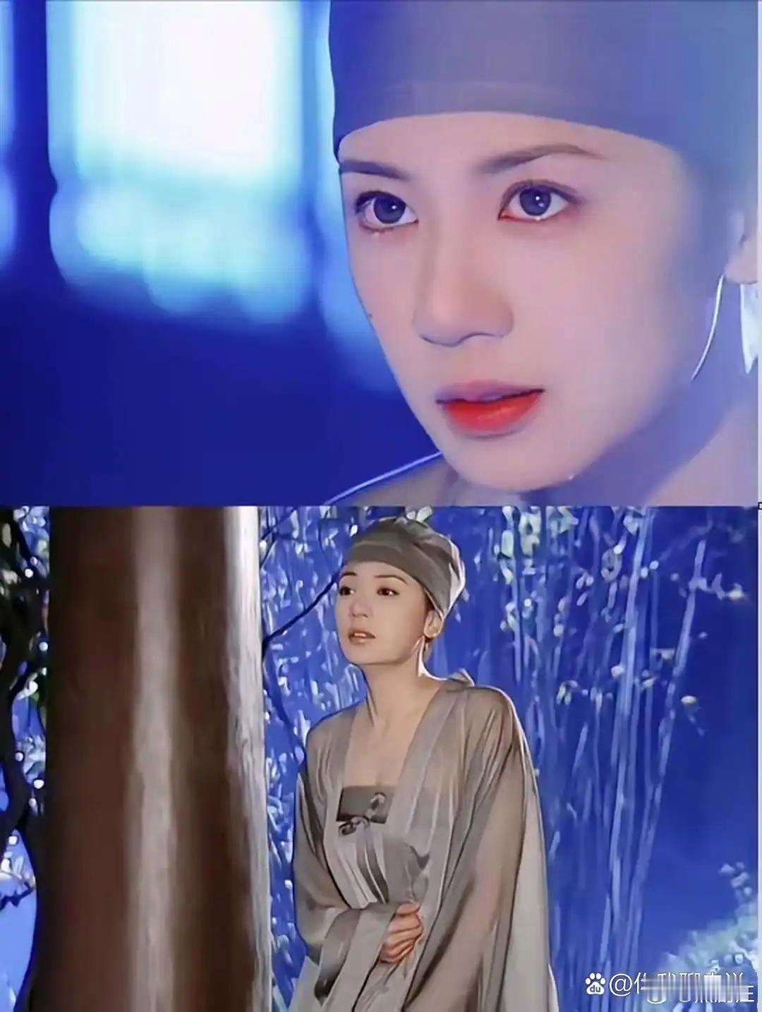 当年贾静雯穿低胸薄纱白尼姑服演武媚娘，被喷惨。现在看，得给导演组道歉，人家不靠女