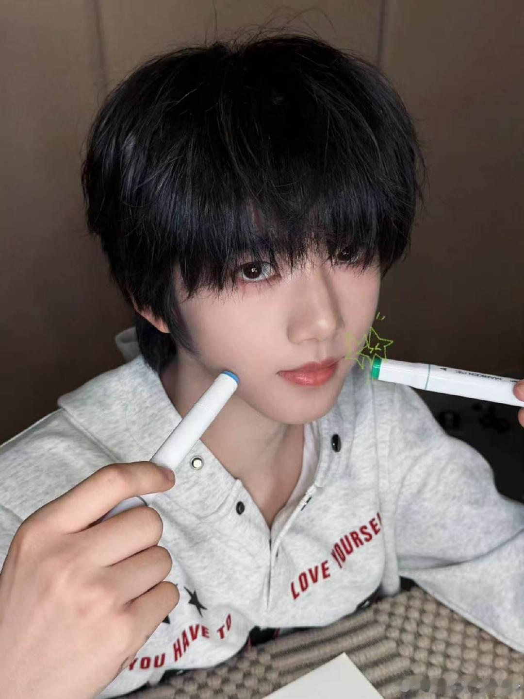 张函瑞顺毛蘑菇头 小蘑菇！！ 