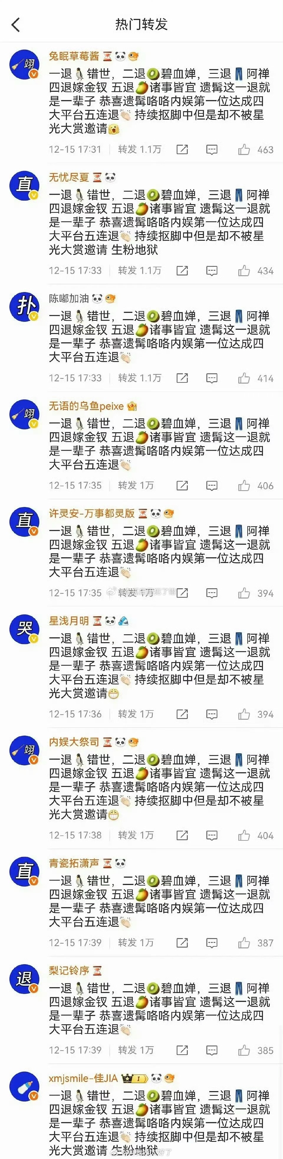 陈都灵粉丝开始给周翊然粉丝排字了