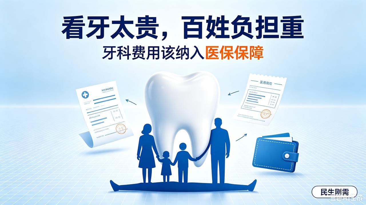 四座大山压垮普通人！买房、上学、看病、看牙！牙科暴利该彻底整治纳入医保了
 
老