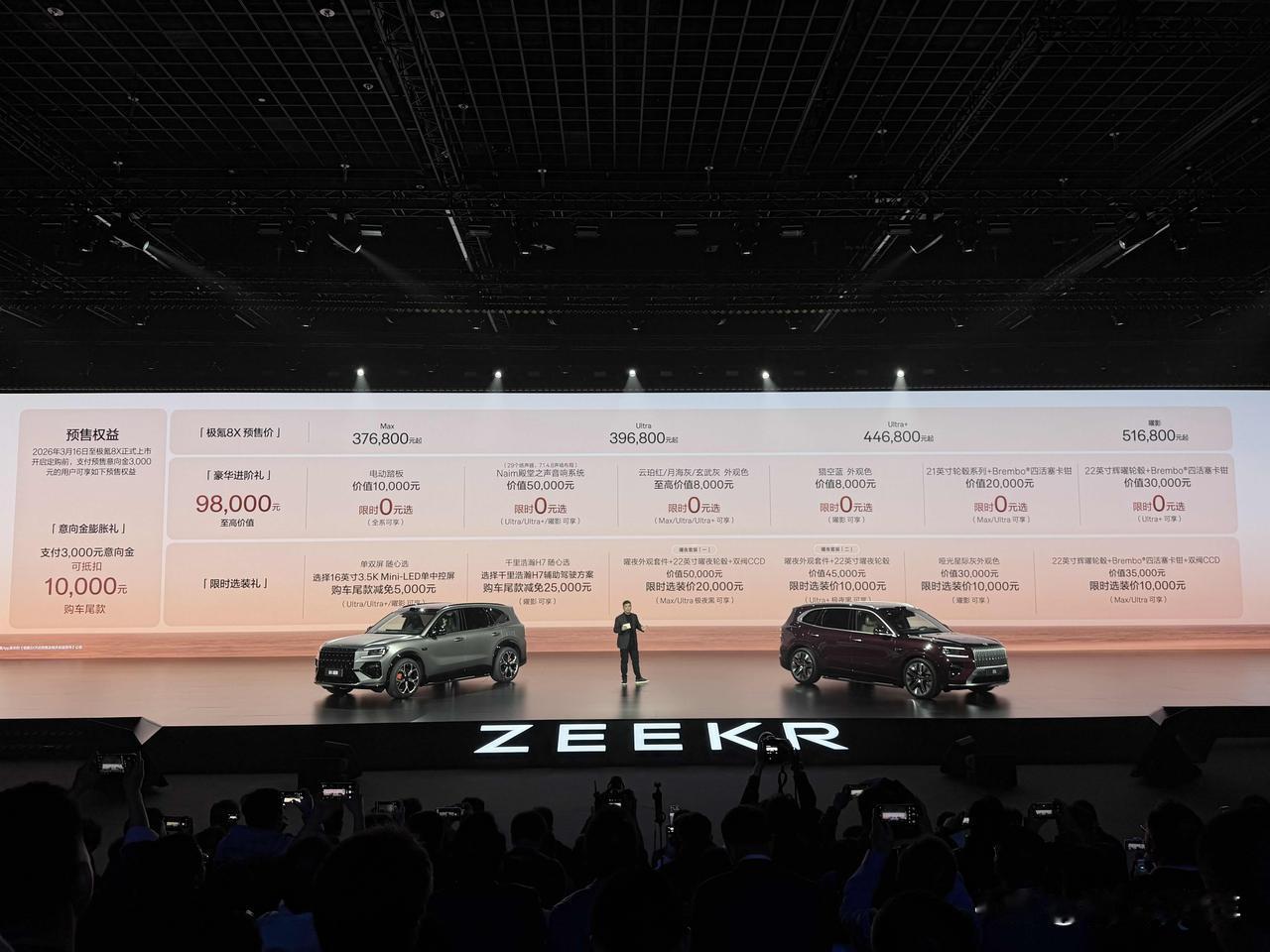 极氪8X开启预售
37.68-51.68万元
能卖出这个价格，也只有极氪了！[我