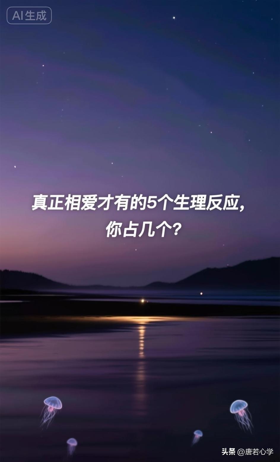 真正相爱才有的5个生理反应，你占几个？

心理学家说：“爱不爱，身体比嘴巴更诚实