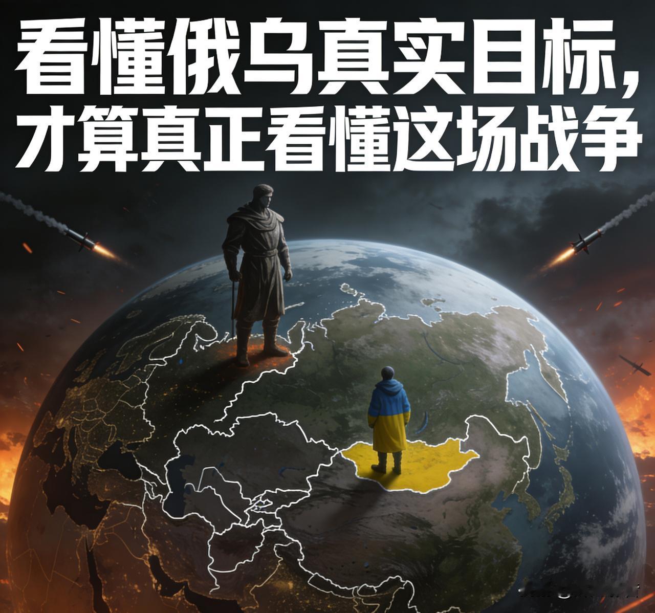 看懂俄乌真实目标，才算真正看懂这场战争
 
很多人还在纠结一城一池的得失，却没看