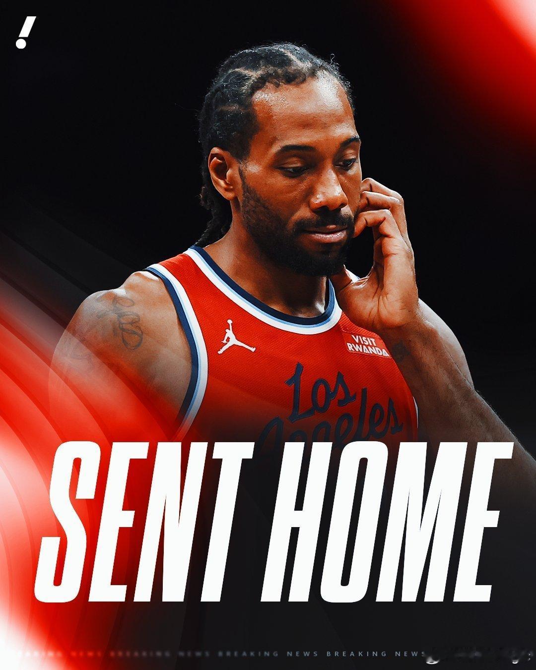 Haynes：伦纳德左膝不适，提前结束客场之旅返回洛杉矶接受治疗！将于快船在当地