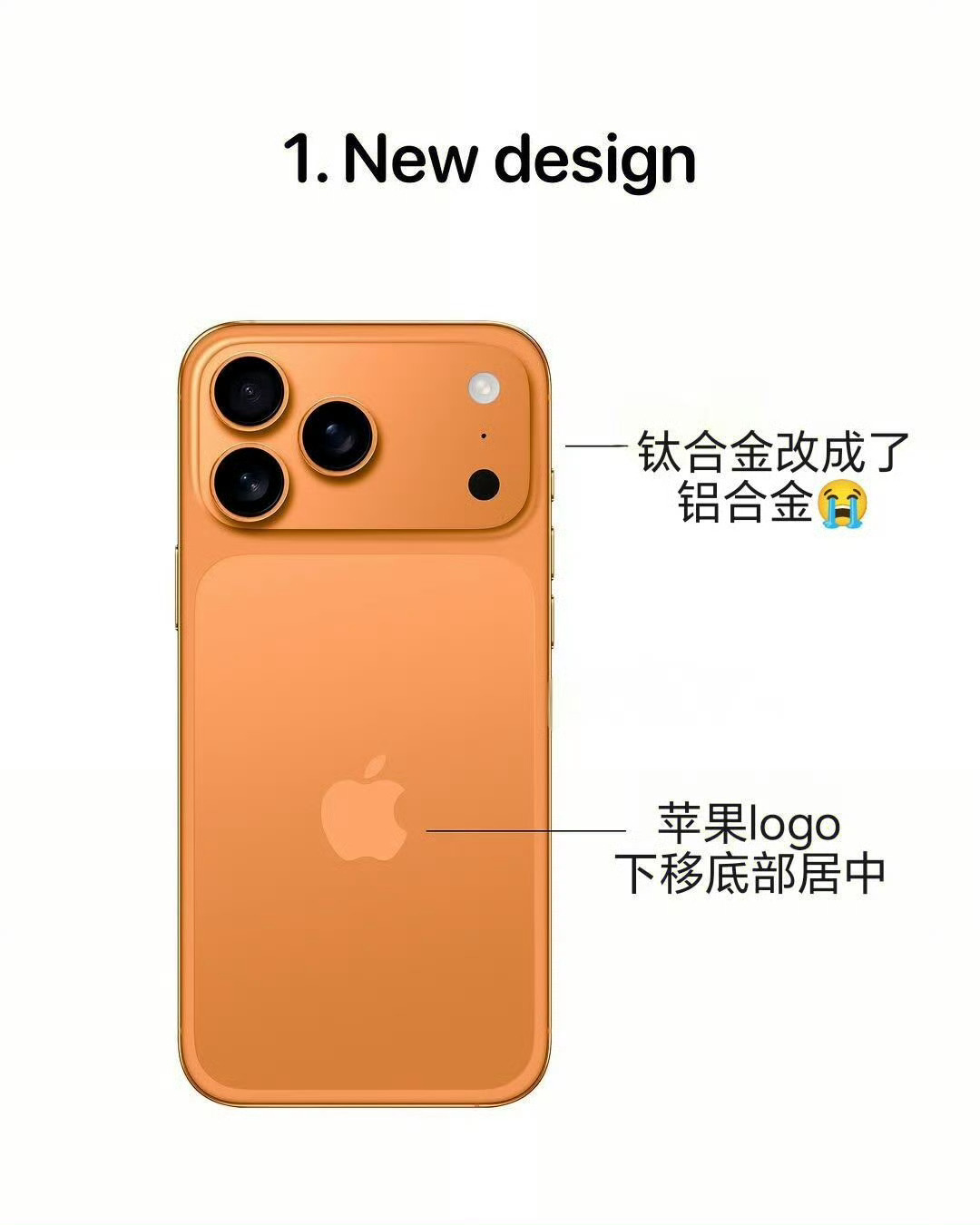 iPhone17PM对比16PM这次牙膏多挤了一坨，但是钛合金变成铝合金，还得是