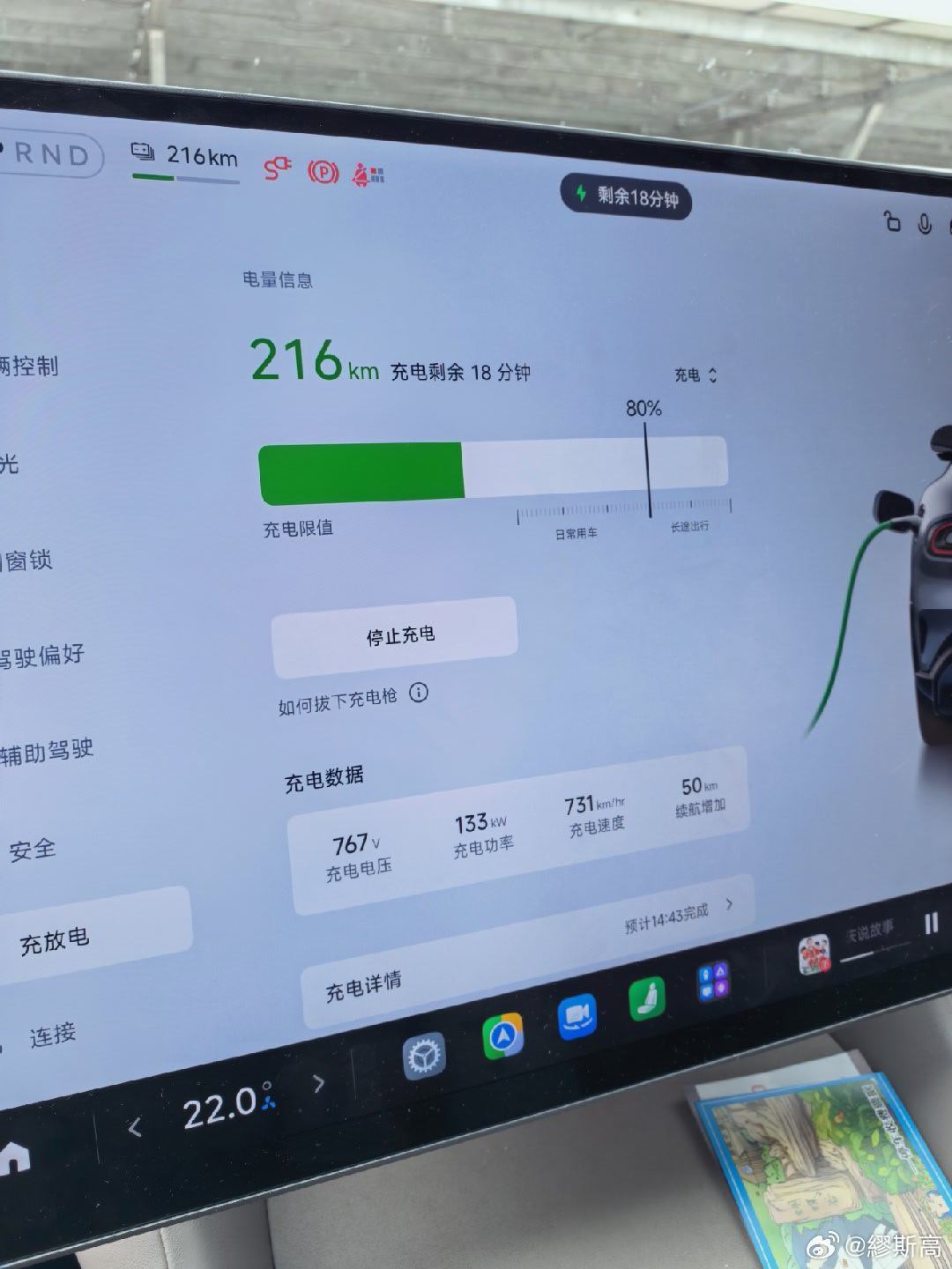 来服务区充个电。 临沂·沂水服务区(青兰高速青岛方向)