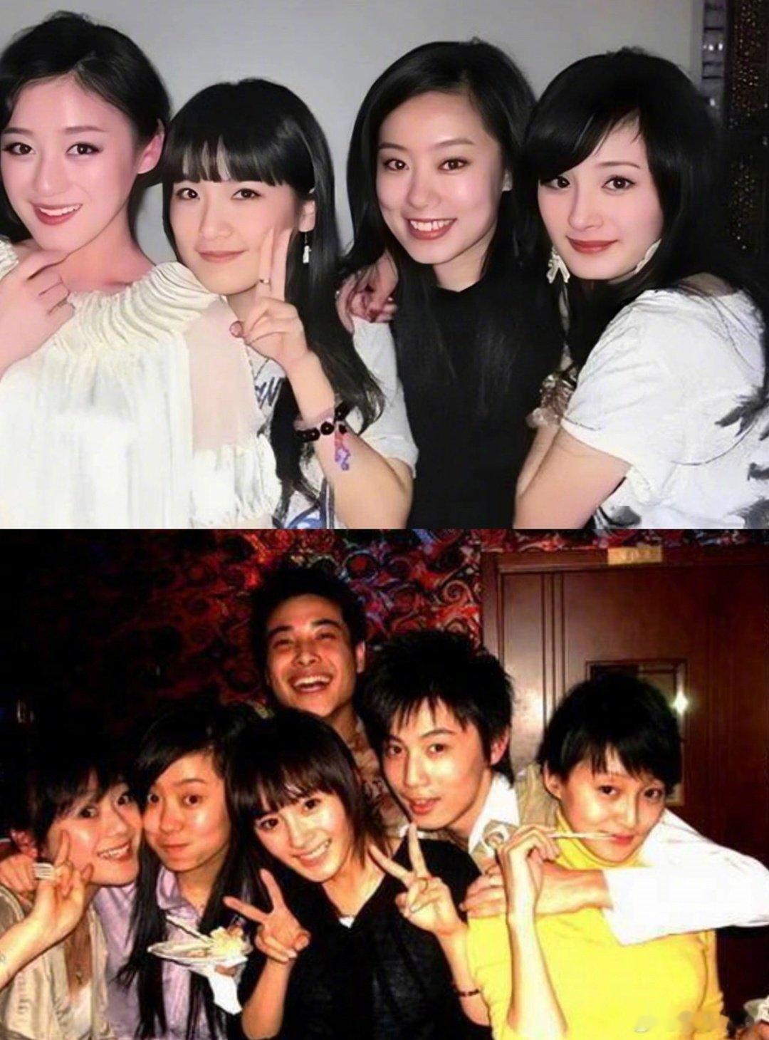 杨幂北电宿舍四人组 考古杨幂，发现幂姐和张小斐，焦俊艳，袁姗姗好像是一个宿舍的诶